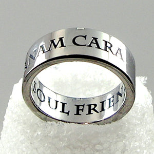 STAINLESS STEEL 'ANAM CARA' RING